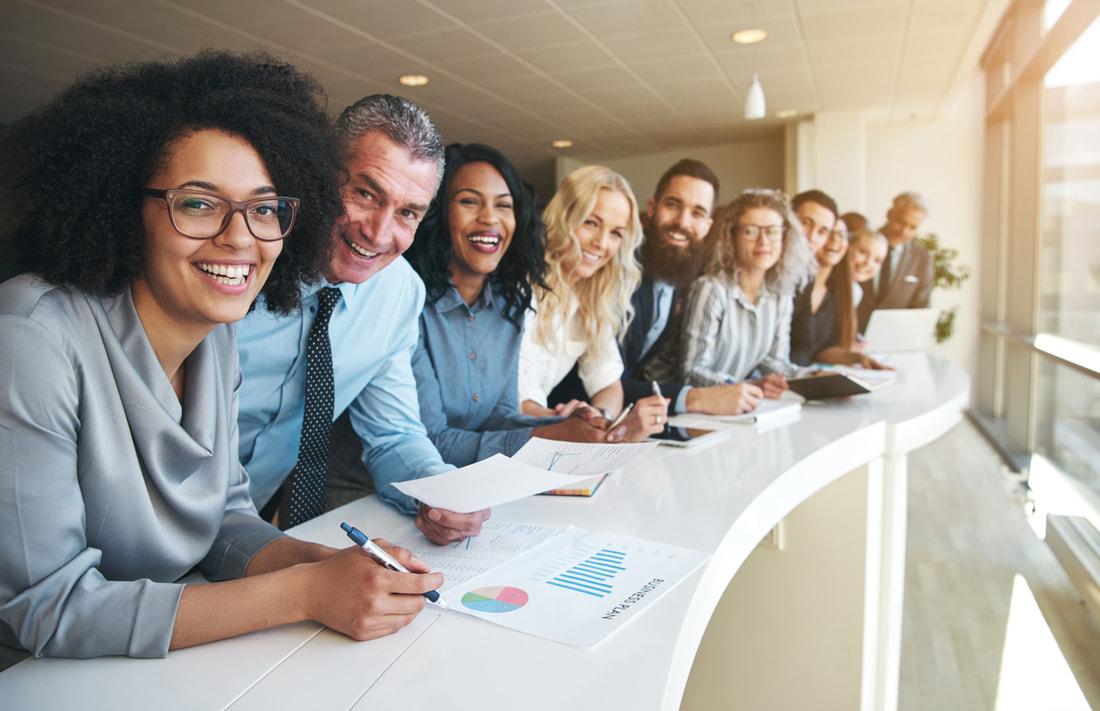 Group photo of business professionals